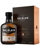 Balblair 18 år Single Highland Malt Whisky